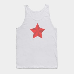 Red star Tank Top